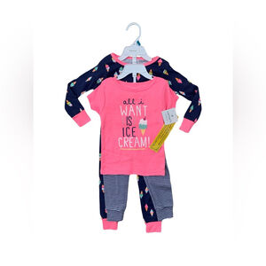 Carter's NWT Size 24 Months 4-Piece Ice Cream Pajamas Set